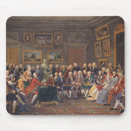 De eerste lezing in de zaal muismat (Voorkant)