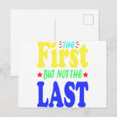 De eerste maar niet de laatste briefkaart (Voorkant / Achterkant)