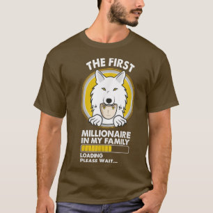 De eerste Millionaire in mijn familie Saitama Inu T-shirt