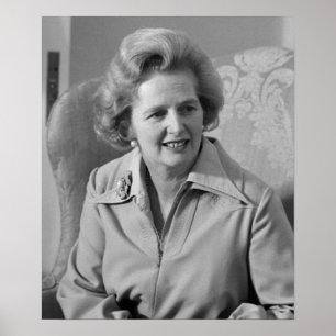 De Eerste minister Margaret Thatcher van Poster