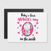 De eerste Moederdag van de baby aan de binnenkant (Voorkant / Achterkant)
