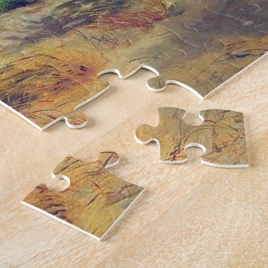 De eerste natiemodel remt de scène van CM Russell Legpuzzel (Zijkant)