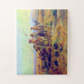 De eerste natiemodel remt de scène van CM Russell Legpuzzel (Verticaal)