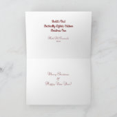 De Eerste OpenluchtKerstboom 1904 van de wereld Feestdagen Kaart (Binnen)