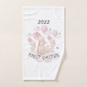 De eerste paaskussen van de baby bad handdoek (Handdoek)