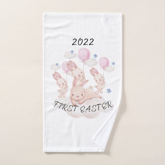 De eerste paaskussen van de baby bad handdoek (Handdoek)