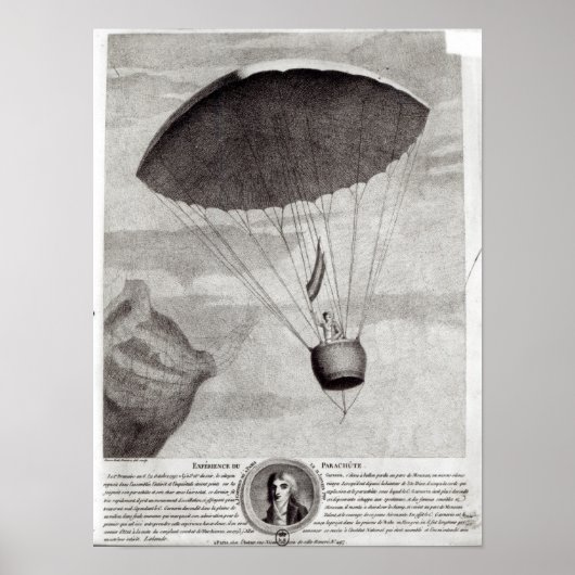 De eerste parachutescent poster (Voorkant)