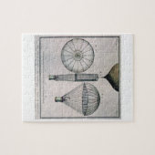 De eerste parachutescent van Andre-Jacques Garne Legpuzzel (Horizontaal)