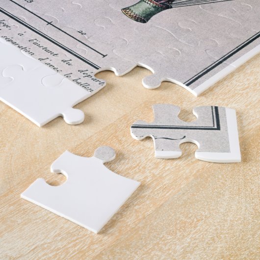 De eerste parachutescent van Andre-Jacques Garne Legpuzzel (Zijkant)