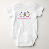 DE EERSTE PASSOVER VAN BABY FUN CUTE 1-PIECE 3-SNA ROMPER (Achterkant)