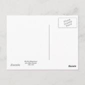 De eerste pianoles van Muenier Briefkaart (Achterkant)