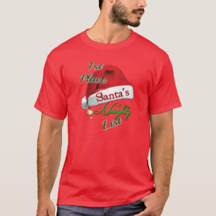 De eerste plaats T-Shirt van de Naughty Lijst van