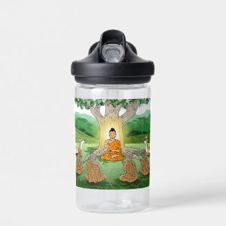 De eerste preek van Boeddha Waterfles