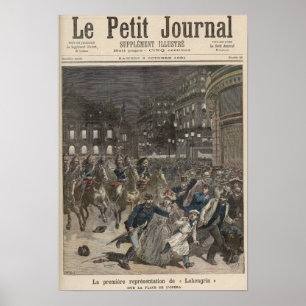 De eerste prestatie van 'Lohengrin' Poster