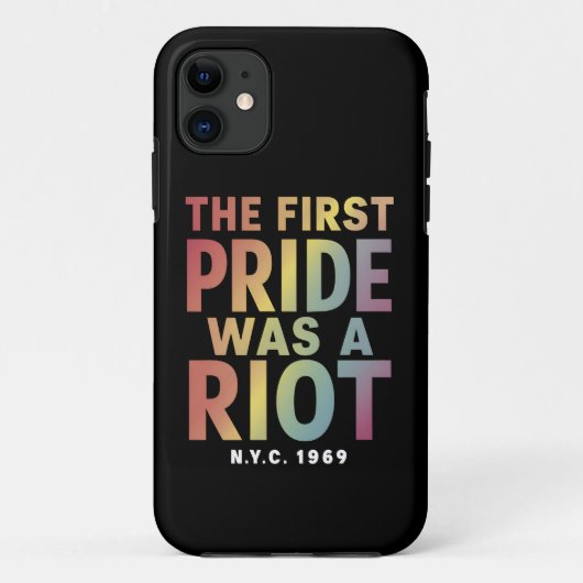 De eerste Pride was een oproer LGBT Gay Ally Rainb Case-Mate iPhone Case (Achterkant)