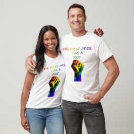 De Eerste Pride Was Een Oproer – LGBTQ+-ontwerp T-shirt