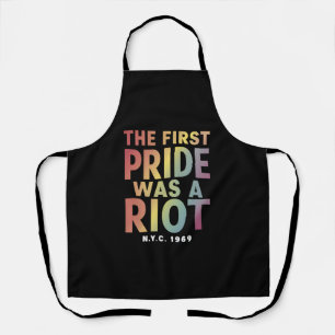 De Eerste Pride Was Een Rel LGBT Gay Ally Regenboo Schort