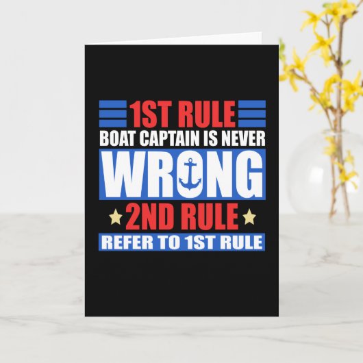 De eerste regel is dat kapitein schip nooit verkee kaart (Gele Bloem)