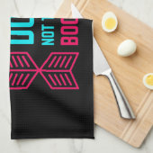 De eerste regel van de boekenclub grappige zin theedoek (Quarter Fold)