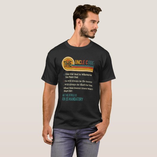 De eerste regel van de oomcode is Fun is verplicht T-shirt (Voorkant volledig)