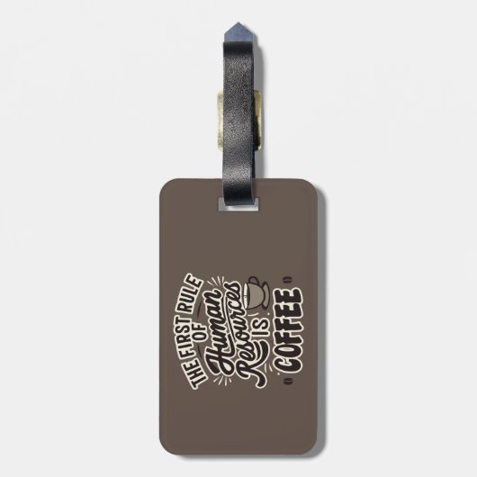 De eerste regel van het menselijk potentieel is ko bagagelabel (Achterkant verticaal)