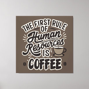 De eerste regel van het menselijk potentieel is ko canvas afdruk