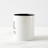 De eerste regel van het menselijk potentieel is ko tweekleurige koffiemok (Center)