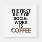 De eerste regel van sociaal werk is het helpen van magneet (Voorkant)