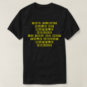 De eerste regel van Waffle House T-shirt (Design voorkant)
