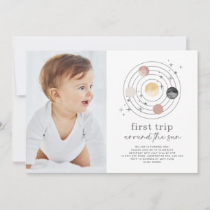 De eerste reis rond de de ruimtefoto van de zon no kaart