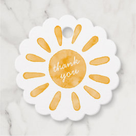 De eerste reis rond de eerste zondag van de Favor  Bedankjes Labels