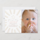 De eerste reis rond de foto van de zon Boho op 1 o Kaart (Voorkant)