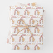 De eerste reis rond de Sun Boho Custom Inpakpapier Vel (In situ)