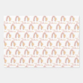 De eerste reis rond de Sun Boho Custom Inpakpapier Vel (Voorkant)