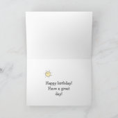 De eerste reis rond de zon! Eerste verjaardag van  Kaart (Binnen)