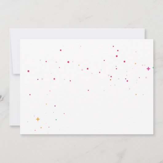 De eerste reis rond de zondag uitnodiging (Achterkant)