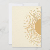 De eerste reis rond de zondag uitnodiging (Achterkant)