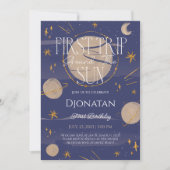 De eerste reis rond de zondag uitnodiging (Voorkant)