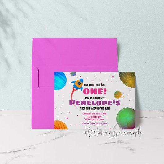 De eerste reis rond de zondag uitnodiging