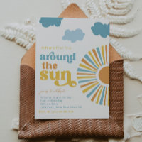 De eerste reis rond de zondag uitnodiging