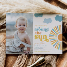 De eerste reis rond de zondag uitnodiging