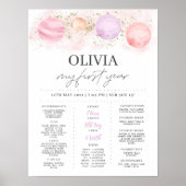 De eerste reis rond de zonmeisjes rond de halve da poster (Voorkant)