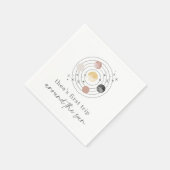 De eerste reis rond de zonneruimte servet (Hoek)