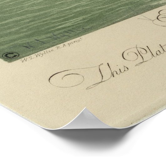 De eerste reis van de overwinning in 1778 poster (Hoek)