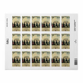 De eerste reisposter voor het Witte Huis maken Etiket (Full Sheet)