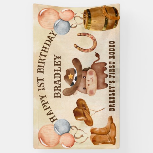 De eerste rodejaars baby spandoek (Verticaal)