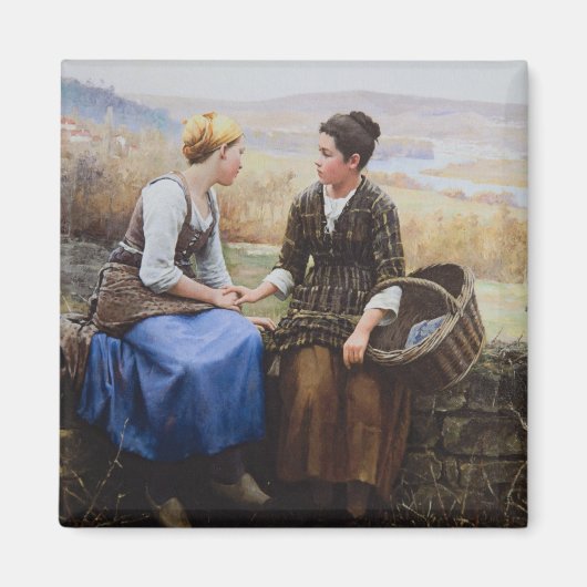 De eerste rouw (betuiging van medeleven bij sterfg magneet (Voorkant)