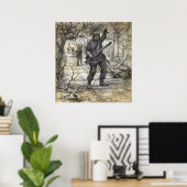 De eerste ruikt naar problemen poster (Thuiskantoor)