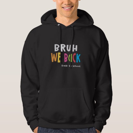 De eerste schooldag terug naar school Ki Hoodie (Voorkant)