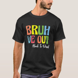 De eerste schooldag terug naar school voor t-shirt
